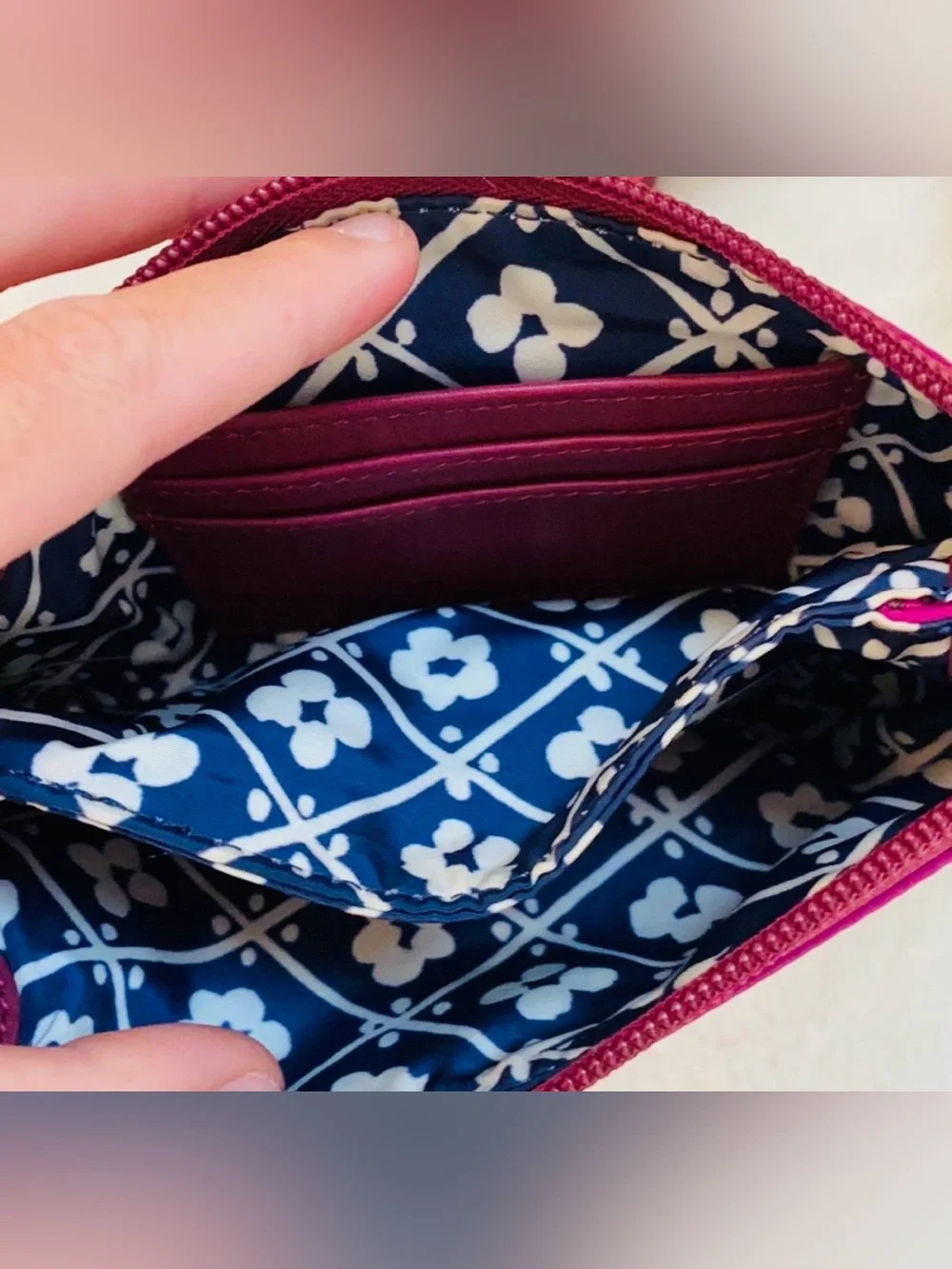 Tory Burch fuchsia Crossbody Bag with gold toned accents